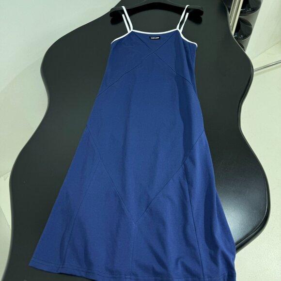 Brand New Miu Miu Blue Stretch Jersey Cotton Slip Dress - Picture 5 of 9
